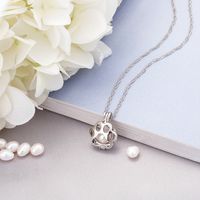 Simple Style Animal Alloy Inlay Artificial Pearls Women's Pendant Necklace 1 Piece sku image 2