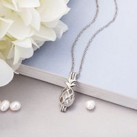 Einfacher Stil Tier Legierung Inlay Künstliche Perlen Frau Halskette Mit Anhänger 1 Stück sku image 6