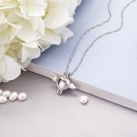 Einfacher Stil Tier Legierung Inlay Künstliche Perlen Frau Halskette Mit Anhänger 1 Stück main image 2