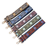 New Ethnic Style Embroidered Jacquard Bag Strap 5cm Widen And Thicken Long Shoulder Strap Women's Corssbody Bag Burden Reduction Strap main image 3