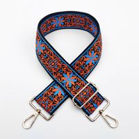 New Ethnic Style Embroidered Jacquard Bag Strap 5cm Widen And Thicken Long Shoulder Strap Women's Corssbody Bag Burden Reduction Strap sku image 13