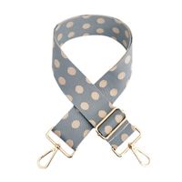 New Color Polka Dot Wide Shoulder Strap Adjustable One-shoulder Crossboby Bag Accessories Long Strap Burden Reduction Replacement Purse Chain sku image 2