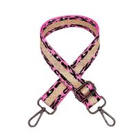 New Color Thickened Leopard Gold Thread Shoulder Strap Adjustable One-shoulder Crossboby Bag Accessory Strap Burden Reduction Long Strap sku image 6