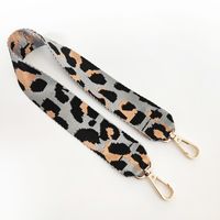 New Color Leopard Print Wide Shoulder Strap Unadjustable One-shoulder Crossboby Bag Long Strap Handbag Strap Accessory Strap sku image 4