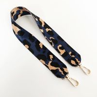 New Color Leopard Print Wide Shoulder Strap Unadjustable One-shoulder Crossboby Bag Long Strap Handbag Strap Accessory Strap sku image 8