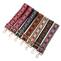 New Color Ethnic Style Jacquard Wide Shoulder Strap Shoulder Messenger Bag Accessory Strap Burden Reduction Long Strap Thickened Bag Strap main image 1