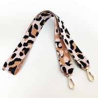 New Color Leopard Print Wide Shoulder Strap Unadjustable One-shoulder Crossboby Bag Long Strap Handbag Strap Accessory Strap sku image 1