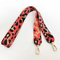 New Color Leopard Print Wide Shoulder Strap Unadjustable One-shoulder Crossboby Bag Long Strap Handbag Strap Accessory Strap sku image 13