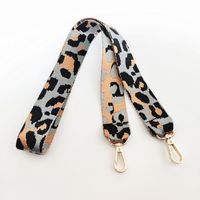 New Color Leopard Print Wide Shoulder Strap Unadjustable One-shoulder Crossboby Bag Long Strap Handbag Strap Accessory Strap sku image 3