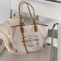 Women's Large All Seasons Pu Leather Letter Fashion Square Magnetic Buckle Tote Bag sku image 2