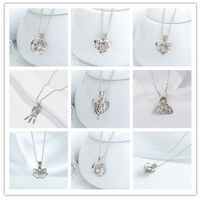 Simple Style Geometric Animal Alloy Inlay Artificial Pearls Women's Pendant Necklace 1 Piece main image 1