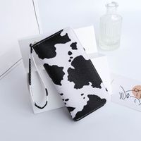 Women's Cows Pu Leather Zipper Wallets sku image 1