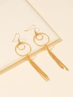 Fashion Tassel Copper Plating Drop Earrings 1 Pair main image 4