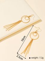 Fashion Tassel Copper Plating Drop Earrings 1 Pair main image 3