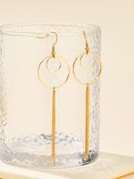 Fashion Tassel Copper Plating Drop Earrings 1 Pair main image 2
