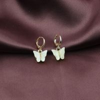 Fashion Butterfly Arylic Plating Women's Earrings 1 Pair sku image 15