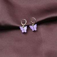 Fashion Butterfly Arylic Plating Women's Earrings 1 Pair sku image 13