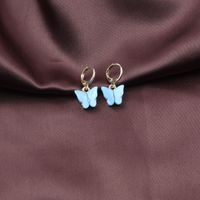 Fashion Butterfly Arylic Plating Women's Earrings 1 Pair sku image 10