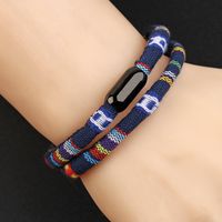 Hip Hop Geometrisch Farbblock Titan Stahl Männer Armbänder 1 Stück main image 5