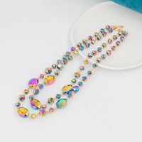 Fashion Geometric Beaded Artificial Crystal Gold Plated Women's Necklace 1 Piece main image 1
