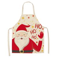 Christmas Cute Cartoon Polyester Apron 1 Piece main image 4