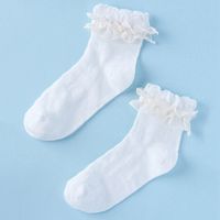 Frau Mode Spitze Polyester Ankle Socken main image 1