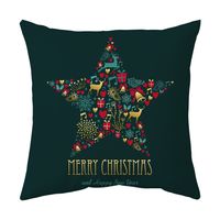 Casual Letter Elk Polyester Pillow Cases main image 4