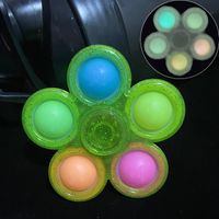 Fashion Glowing Fingertip Spinning Top Luminous Decompression  Toy Wholesale sku image 4