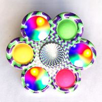 Fashion Glowing Fingertip Spinning Top Luminous Decompression  Toy Wholesale sku image 10