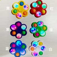 Fashion Glowing Fingertip Spinning Top Luminous Decompression  Toy Wholesale sku image 6