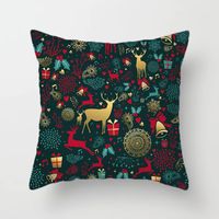 Casual Letter Elk Polyester Pillow Cases main image 5