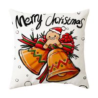 Moda Árbol De Navidad Papá Noel Alce Poliéster Fundas De Almohada sku image 2