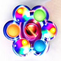 Fashion Glowing Fingertip Spinning Top Luminous Decompression  Toy Wholesale sku image 8