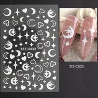 Simple Style Clouds Letter Unicorn Paper Nail Decoration Accessories 1 Piece sku image 8