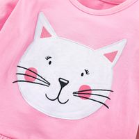 Fashion Cartoon Cotton Girls Clothing Sets main image 3