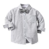 Fashion Stripe Printing Cotton Boys Clothing Sets main image 3