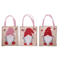Christmas Cute Rudolf Linen Party Gift Wrapping Supplies main image 5