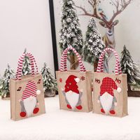 Christmas Cute Rudolf Linen Party Gift Wrapping Supplies main image 4