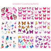 Fashion Flower Butterfly Paper Nail Decoration Accessories 1 Piece main image 2