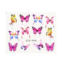 Fashion Flower Butterfly Paper Nail Decoration Accessories 1 Piece sku image 12