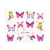 Fashion Flower Butterfly Paper Nail Decoration Accessories 1 Piece sku image 42