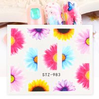 Fashion Flower Butterfly Paper Nail Decoration Accessories 1 Piece sku image 38