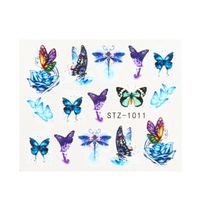 Fashion Flower Butterfly Paper Nail Decoration Accessories 1 Piece sku image 28