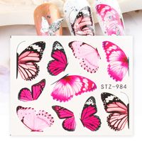 Fashion Flower Butterfly Paper Nail Decoration Accessories 1 Piece sku image 7