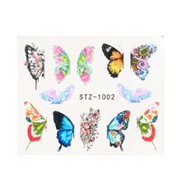 Fashion Flower Butterfly Paper Nail Decoration Accessories 1 Piece sku image 19