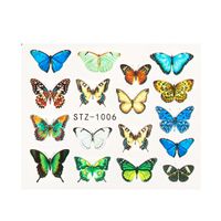 Fashion Flower Butterfly Paper Nail Decoration Accessories 1 Piece sku image 23