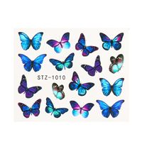 Fashion Flower Butterfly Paper Nail Decoration Accessories 1 Piece sku image 27