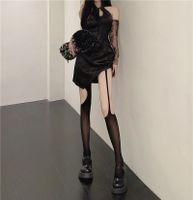 Women's Sexy Solid Color Cotton Polyester Cotton Tights 1 Piece main image 4