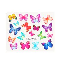 Fashion Flower Butterfly Paper Nail Decoration Accessories 1 Piece sku image 14