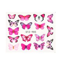 Fashion Flower Butterfly Paper Nail Decoration Accessories 1 Piece sku image 10